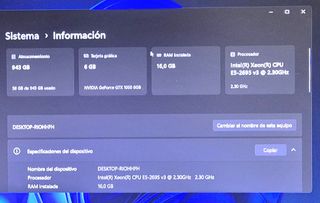 PC Gaming Nvidia GTX 1060 16GB RAM 1TB