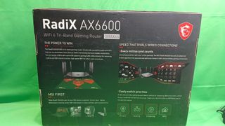 MSI Radix AX6600 WiFi 6 Router Gaming Tri-Band