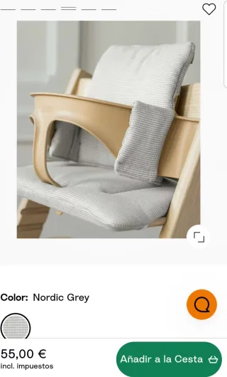 Cojín Tripp Trapp Classic Nordic Grey