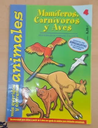 Libros finos sobre animales.