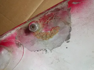 Carenado Rieju MRX Plástico Rojo