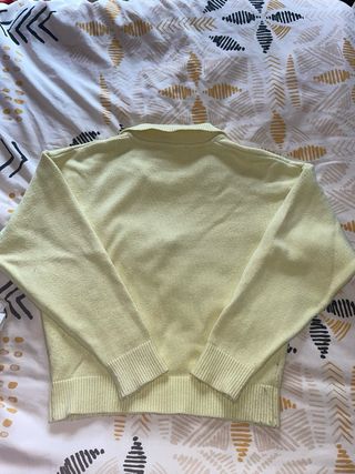 Jersey Zara Amarillo Talla S