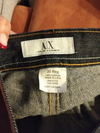 Pantalón Armani Exchange Azul talla 42