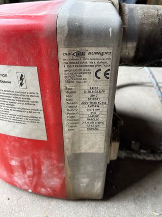 Bruciatore per caldaia a gasolio Unigas