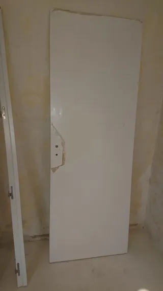 Puerta interior blanca