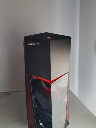 Ordenador Sobremesa Lenovo Negro/Rojo