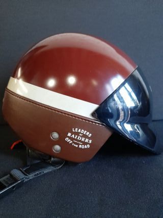 Casco Moto Chevignon CFG Negro/Marrón