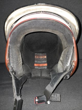 Casco Moto Chevignon CFG Negro/Marrón