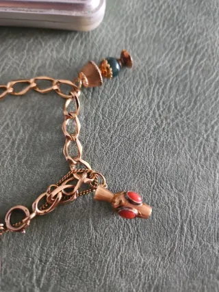 Pulsera de Oro 18K con moneda de oro 1823