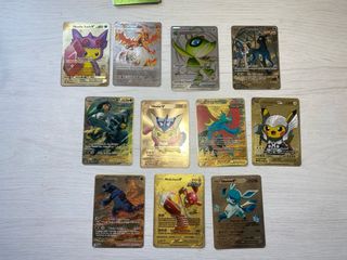 Pack Cartas Pokémon Metálicas V/VMAX