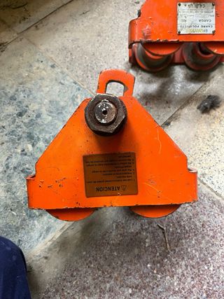 Conjunto Carro Polipasto Gayner Carga 500kg