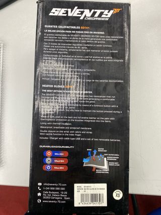 Guantes Calefactables Seventy Degrees SD-T4I