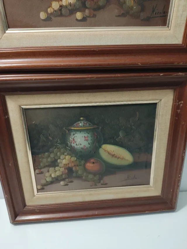 Lote 2 Pinturas Bodegones