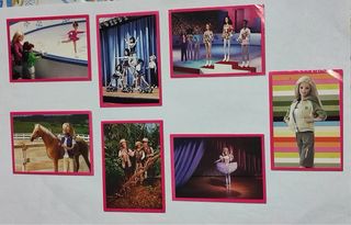Barbie 7 sticker card vintage anno 2000