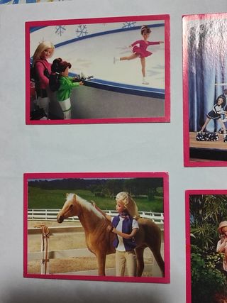 Barbie 7 sticker card vintage anno 2000