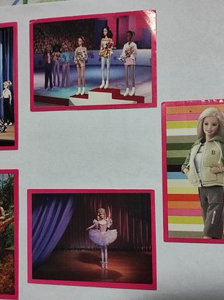 Barbie 7 sticker card vintage anno 2000