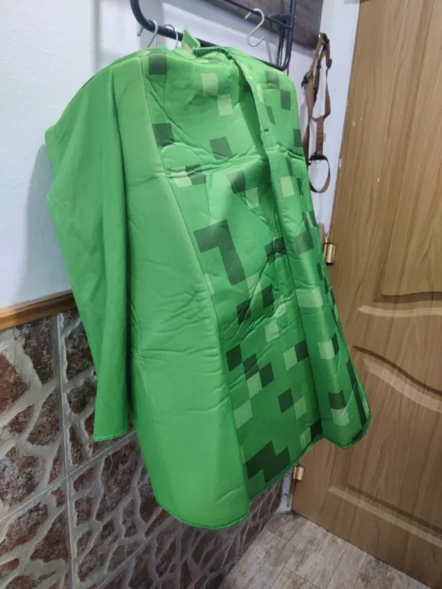 Disfraz Creeper Minecraft Talla de 5 a 9 años