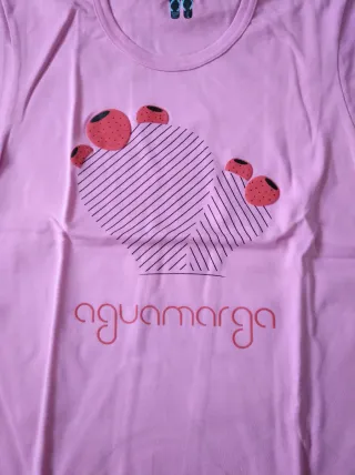 Camiseta Aguamarga Talla L Rosa