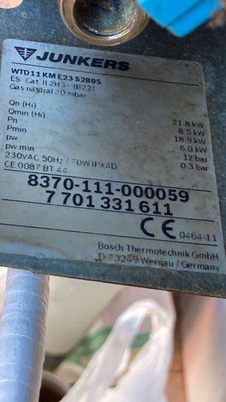 Presostato Junkers WTD11
