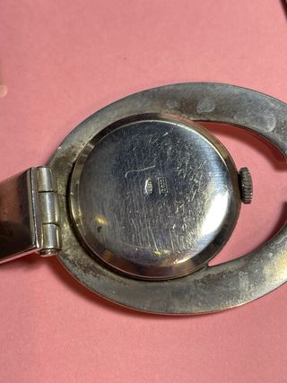 Orologio vintage in argento massiccio