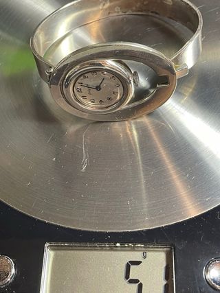 Orologio vintage in argento massiccio