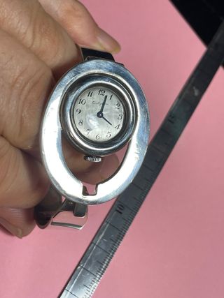 Orologio vintage in argento massiccio