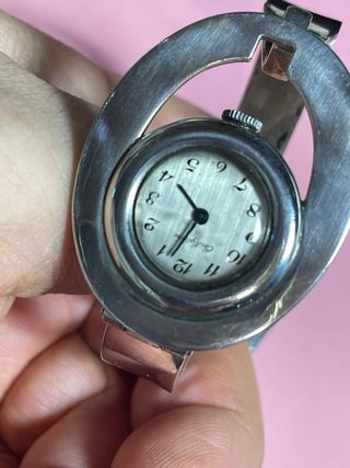 Orologio vintage in argento massiccio