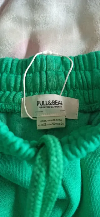 NUEVO Chándal unisex verde talla XS