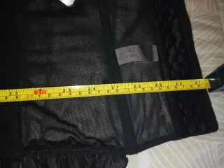 Corsé negro encaje push-up talla 100C Y braguitas