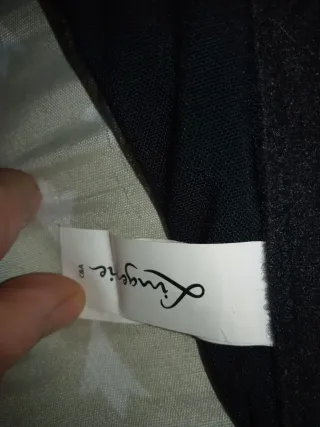 Corsé negro encaje push-up talla 100C Y braguitas