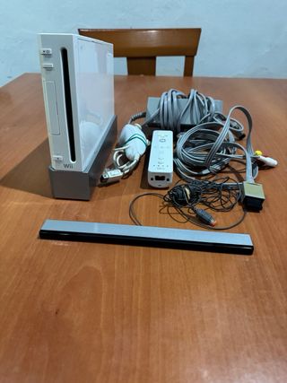 Nintendo Wii Blanca con juegos y accesorios