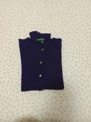 Chaqueta punto Ralph Lauren T. XS morada. Nueva
