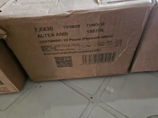 4 cajas Azulejo Dune Cerámica Altea Anis