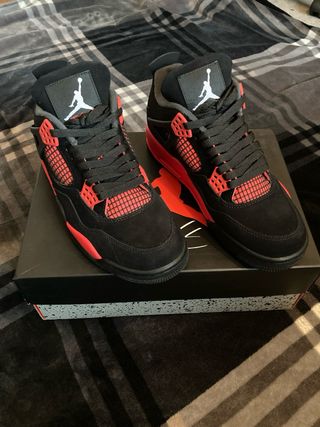 Jordan 4 Black Canvas Tam 42