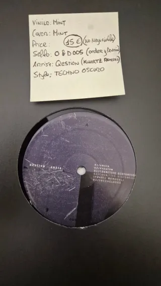 Qestion & Kwartz Vinilo Techno Oscuro