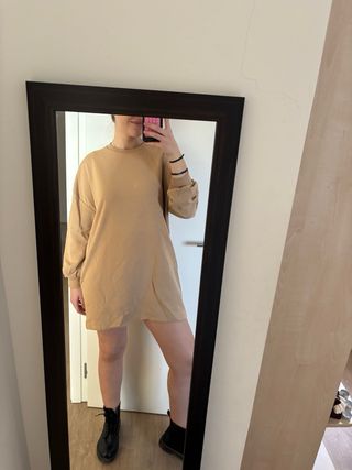 Jersey beige talla única sin estrenar