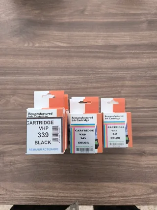 Cartuchos de tinta VHP 339 y 343