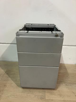 Cajonera metálica SteelCase 3 cajones