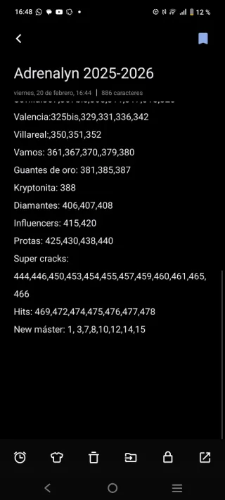 Cambio Cromos Adrenalyn XL 2025-2026