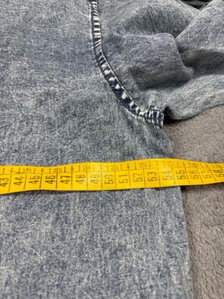 Camicia Denim Quiksilver XL Slim Fit Blu Lavato