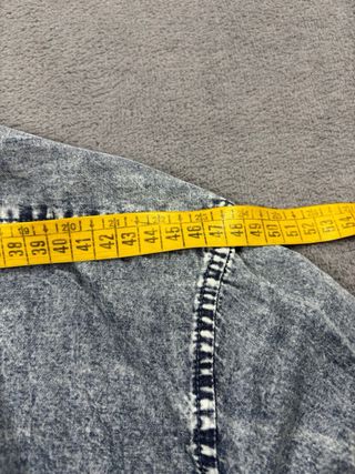 Camicia Denim Quiksilver XL Slim Fit Blu Lavato