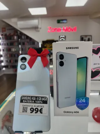 Samsung Galaxy A06 64GB Plata