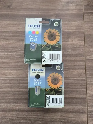 Cartuchos Epson T018 y T017