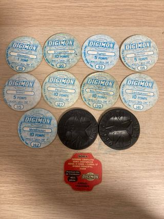 Tazos Digimon 1ª Generación