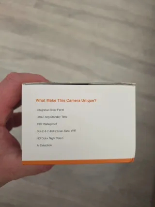 Cámara Solar Exterior 2.5K WiFi Dual-Band