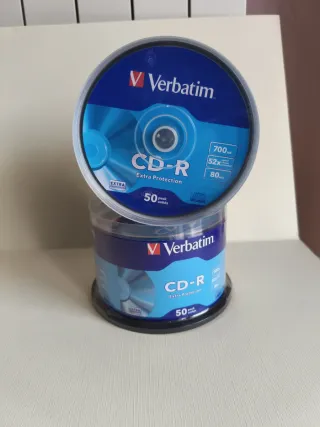 2 scatole Verbatim CD-R 50 unità