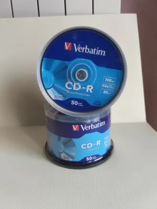 2 scatole Verbatim CD-R 50 unità