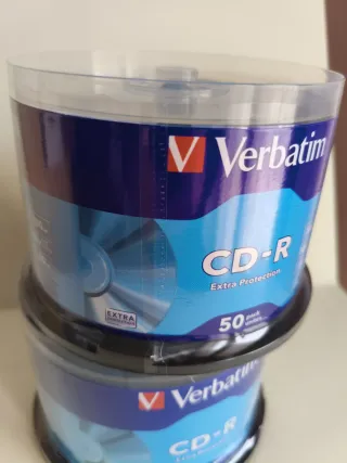 2 scatole Verbatim CD-R 50 unità