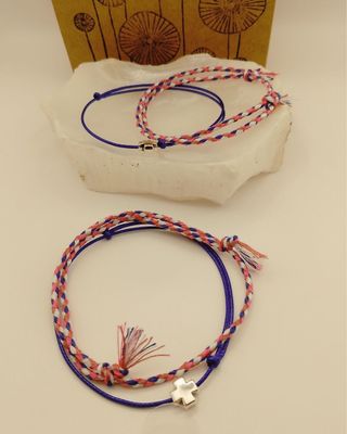 2 Juegos Pulseras BFF8 Cruz Azul