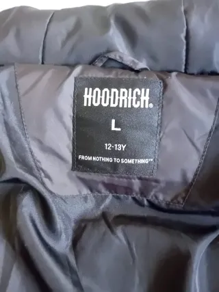 Chaqueta hombre Hoodrich Negra Talla 12-13años